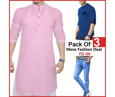 Pack Of 3 Mens Fashion Deal FD-06